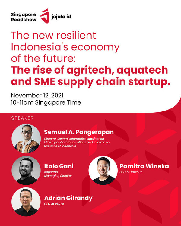 JEJALA INDONESIA 2021: Indonesia's Government Increases Collaboration with Startups, Focusing on Agritech and Supply Chain for SMEs