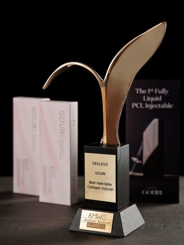DEXLEVO's GOURI received Asia's first Best injectable award of the AMWC Awards for its technology recognition