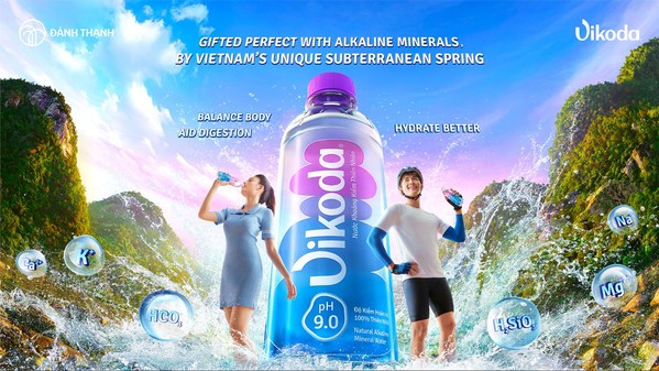 First Vietnam's natural mineral water brand provides perfect alkalinity pH = 9