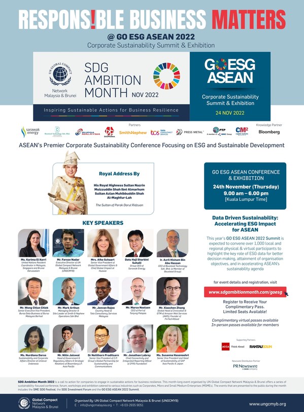 ESG DATA IN ACCELERATING ASEAN'S SUSTAINABILITY AGENDA TAKES CENTER STAGE AT THE GO ESG ASEAN 2022 CONFERENCE