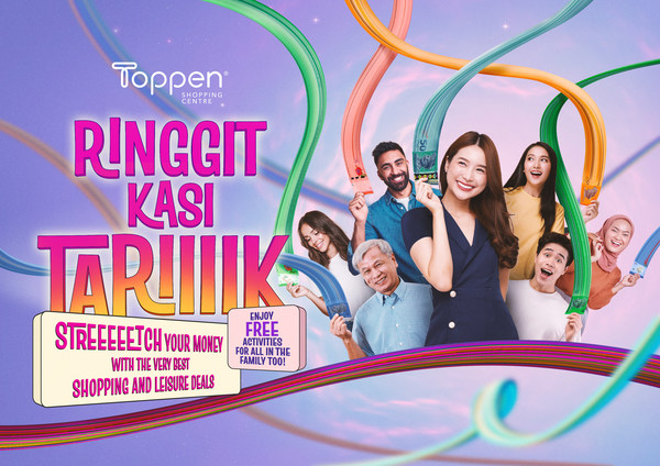 Toppen Shopping Centre celebrates its 3rd anniversary inviting the Johor community to
