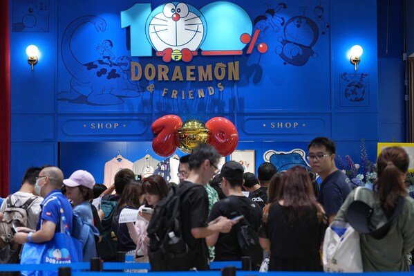 Tourists Flock to Hong Kong for Doraemon, City Cashes in on Cultural IP Economy