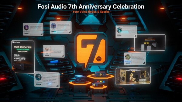 Fosi Audio Launches 7th Anniversary Celebration with the Theme