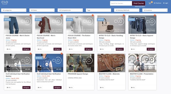 CLO Virtual Fashion Launches CLO Academy: The Official Learning Hub for Digital Fashion Design