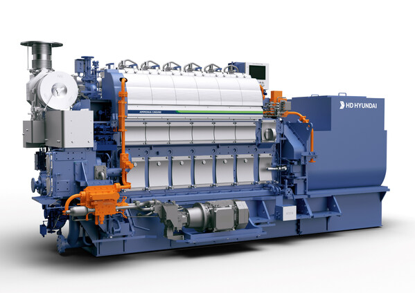 HD Hyundai Heavy Industries Develops Eco-Friendly Ammonia Duel-fuel Engine
