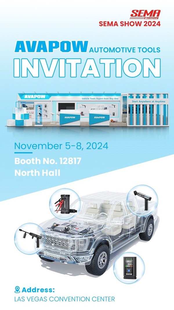 AVAPOW Debuts New Lineup at SEMA 2024 with Innovative Automotive Tools