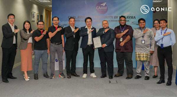 Aonic Secures Unmanned Aerial Work Certificate (UAWC) from CAAM, Elevating Standards in Agricultural Drone Operations