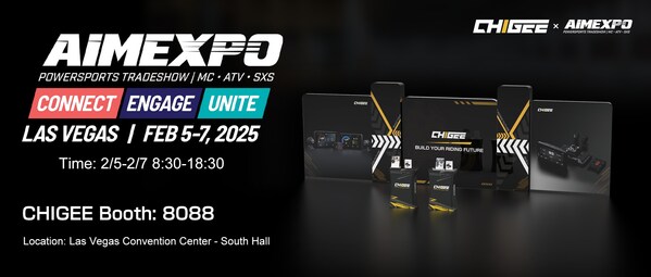 CHIGEE to Debut at 2025 AIMExpo with Full Product Line, Expanding North American Market