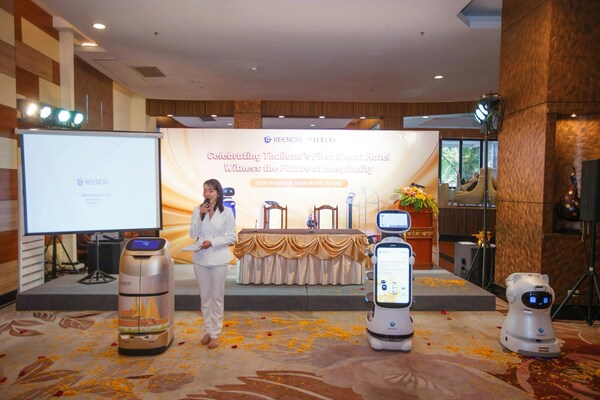 Celebrating Thailand’s First Smart Hotel: A New Era in Hospitality with KEENON Robotics