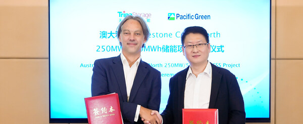 Trina Storage Partners with Pacific Green, Energizing Australia's Sustainable Ecosystem
