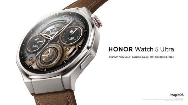 HONOR Unveils the Stunning HONOR Watch 5 Ultra at MWC 2025