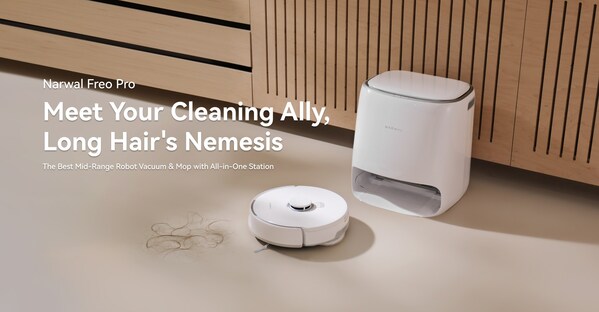 Narwal Launches the Freo Pro, the Best Zero-Tangle Robot Vacuum Designed for Hair and Fur Mess