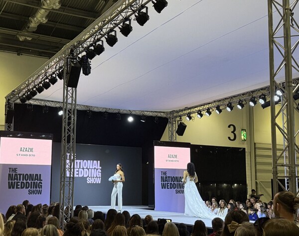 Azazie Makes a Statement at London's National Wedding Show with Bold Bridal Looks and the UK's Largest Pop-Up Experience