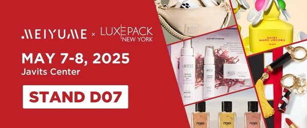 Meiyume Debuts at Luxe Pack New York 2025: Award-winning Packaging and Breakthrough AI for Beauty Brands of All Sizes