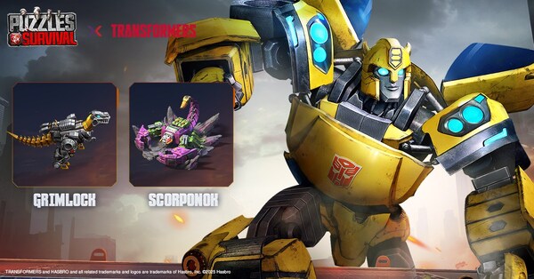 Puzzles & Survival × TRANSFORMERS Team Up for Another Collaboration