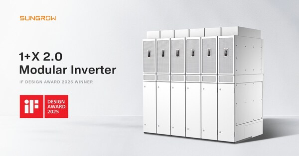 Sungrow Wins the iF Design Award 2025 for Its All-New 1+X 2