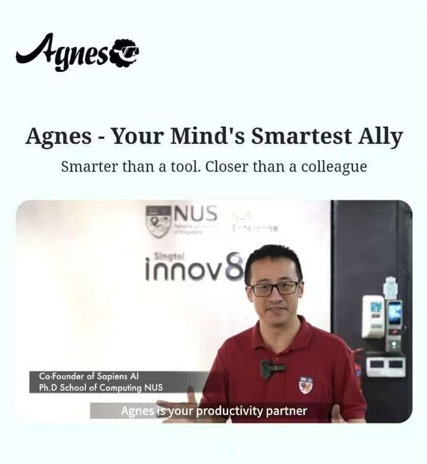SapiensAI Launches Agnes – Singapore's Homegrown Answer to DeepSeek