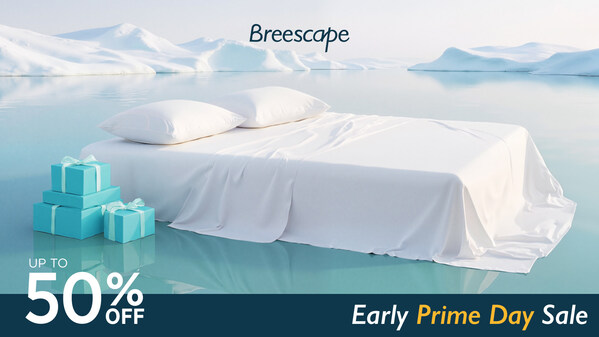 Breescape Launches Early Prime Day Sale with Award-Winning Cooling Bedding