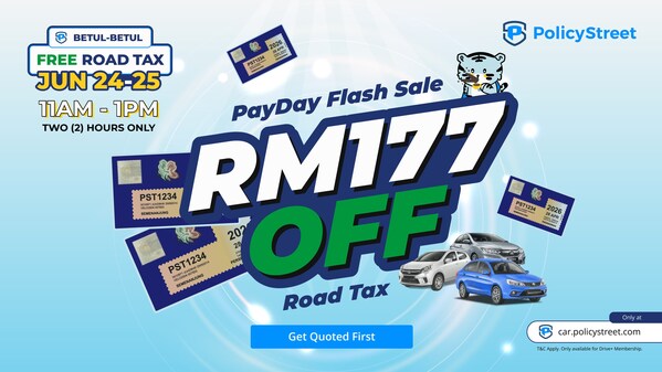 PolicyStreet Launches Flash Sale to Help Malaysians Manage Car Costs Amid Fuel Subsidy Reform