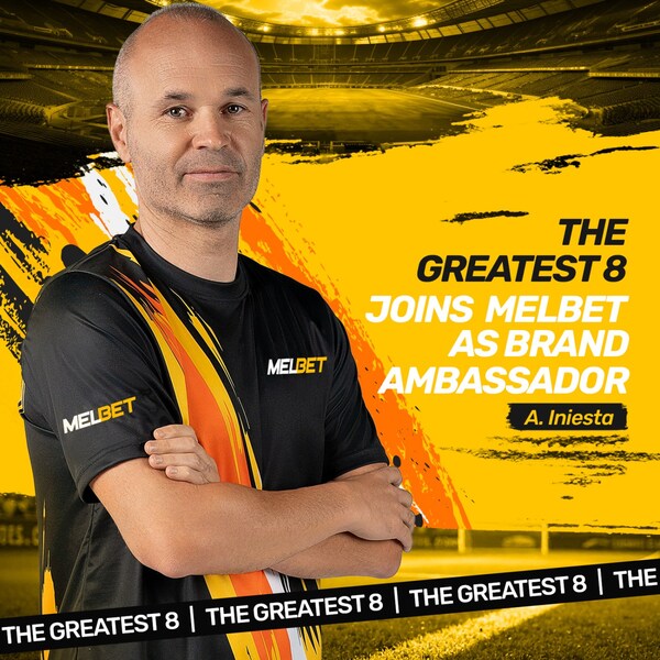 Andrés Iniesta, ambassador of fair play with MelBet