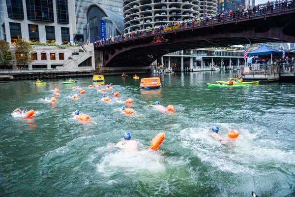 CHICAGO RIVER SWIM MAKES HISTORIC RETURN AFTER NEARLY A CENTURY