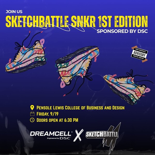 DREAMCELL®, Engineered by DSC® Sponsors First-Ever Sketchbattle SNKR, the