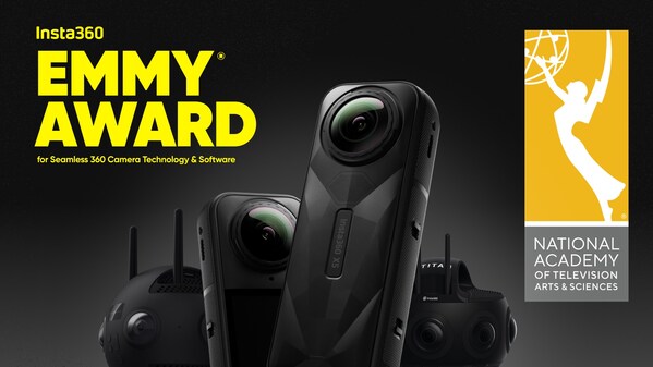 Insta360 Wins Emmy® Award for Innovative 360 Camera Technology and Seamless Software