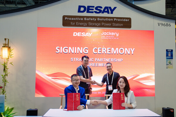 Jackery Forges Strategic Alliance with Desay Battery at RE+2025