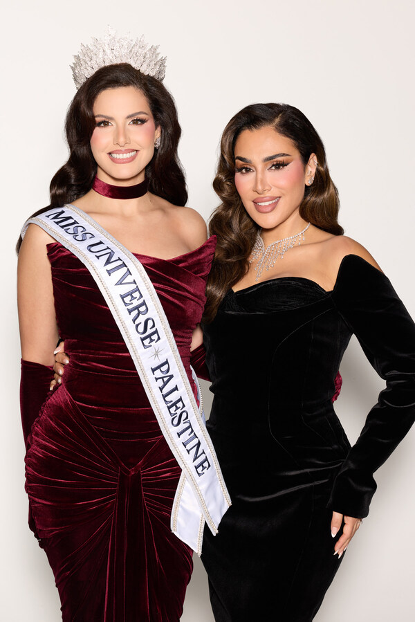 HUDA BEAUTY JOINS FORCES WITH MISS UNIVERSE PALESTINE, NADEEN AYOUB, AS OFFICIAL SPONSOR FOR HER PARTICIPATION IN THE MISS UNIVERSE