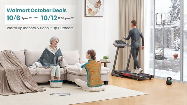 Warm Up Indoors & Hoop It Up Outdoors: MAXKARE & MARNUR Unveil Hot •October Deals Exclusively at Walmart