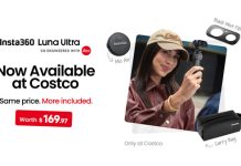 Insta360 Luna Ultra Costco-Exclusive Bundle Featuring Three Bonus Accessories