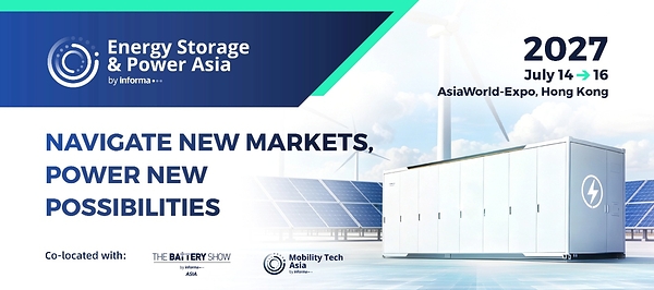 Energy Storage & Power Asia alongside the World Energy Storage Innovation Congress to Launch in Hong Kong in July 2027