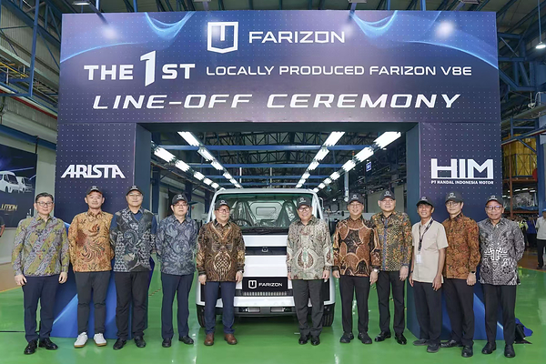 Farizon's First Overseas KD Factory Opens in Indonesia, First Local-Assembled V8E Rolls Off Line