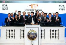 Global Copper Foil Leader Londian Wason Officially Lists on the New York Stock Exchange Today