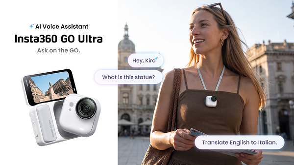 Insta360 Launches AI Voice Assistant for GO Ultra