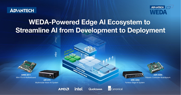Advantech Expands WEDA-Powered Edge AI Ecosystem with Intel, Qualcomm, and AMD