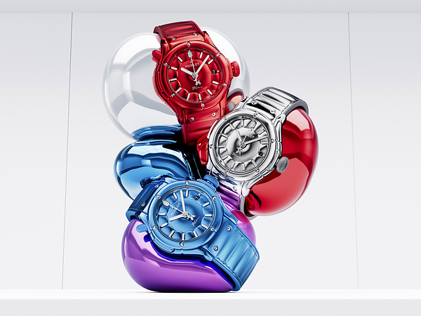 HUBLOT - CLASSIC FUSION BALLOON DOG BY JEFF KOONS: TIME, INFLATED INTO ART