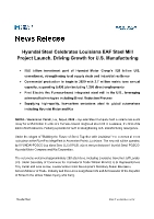 Hyundai Steel Celebrates Louisiana EAF Steel Mill Project Launch, Driving Growth for U.S