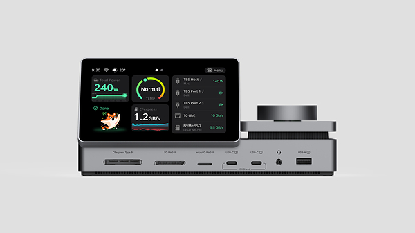 Pexar, Powered by Lexar, Launches PexarBolt Ultra TBT5 Dock with a 5-Inch Visual Dashboard