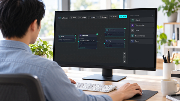 Toku launches Makimoto Flows, a visual builder for speech AI pipelines, taking its open-source initiative beyond transcription